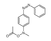 N-Acetoxy-N-methyl-4-(phenylazo)benzenamine结构式