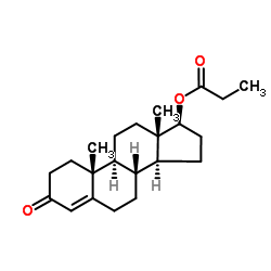 丙酸睾丸星空app 结构式