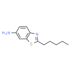 6-Benzothiazolamine,2-pentyl-(9CI) structure