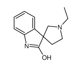 1'-Ethylspiro[indoline-3,3'-pyrrolidin]-2-one结构式