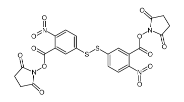 5,5'-dithiobis(2-nitrobenzoic acid succinimidyl diester)结构式