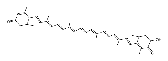 α-Doradexanthin 3'-ketone Structure