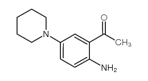 1-(2-氨基-5-哌啶苯基)-1-乙酮结构式