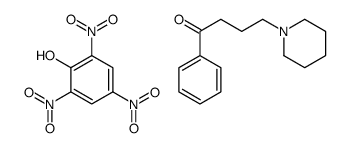 1-phenyl-4-piperidin-1-ylbutan-1-one,2,4,6-trinitrophenol结构式