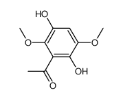 1-(2,5-dihydroxy-3,6-dimethoxy-phenyl)-ethanone结构式