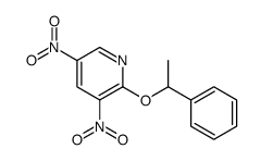 3,5-dinitro-2-(1-phenylethoxy)pyridine Structure