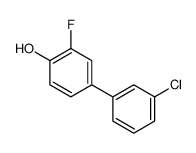 4-(3-chlorophenyl)-2-fluorophenol结构式