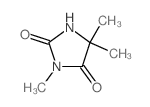 2,4-Imidazolidinedione,3,5,5-trimethyl- Structure