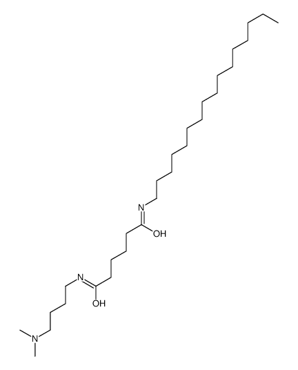 N'-[4-(dimethylamino)butyl]-N-hexadecylhexanediamide结构式