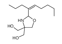 [4-(hydroxymethyl)-2-non-4-en-4-yl-1,3-oxazolidin-4-yl]methanol Structure