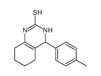 4-(4-methylphenyl)-3,4,5,6,7,8-hexahydro-1H-quinazoline-2-thione Structure