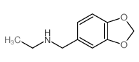 benzo[1,3]dioxol-5-ylmethyl-ethyl-azanium structure