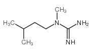 Guanidine, N-methyl-N-(3-methylbutyl)- (9CI) Structure