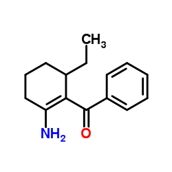 Methanone, (2-amino-6-ethyl-1-cyclohexen-1-yl)phenyl- (9CI)结构式