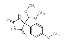 2,4-Imidazolidinedione,5-(dimethoxymethyl)-5-(4-methoxyphenyl)- picture