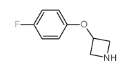 3-(4-Fluorophenoxy)azetidine Structure