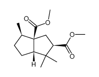 (-)-Norcedren-dicarbonsaeuredimethylester Structure