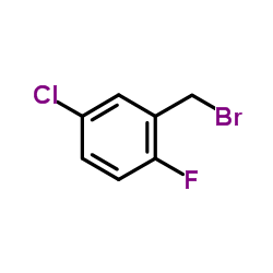 5-Chloro-2-fluorobenzyl bromide Structure