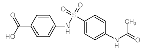 4-[(4-acetamidophenyl)sulfonylamino]benzoic acid picture