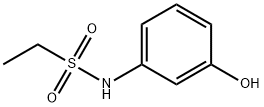 N-(3-羟基苯基)乙E-1-磺酰胺结构式