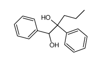 1,2-diphenyl-pentane-1,2-diol结构式