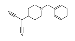 2-(1-benzylpiperidin-4-yl)propanedinitrile Structure