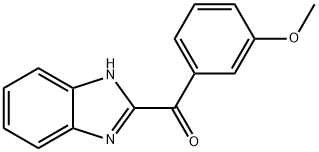 Methanone, 1H-benzimidazol-2-yl(3-methoxyphenyl)- Structure