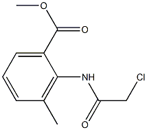 methyl 2-(2-chloroacetamido)-3-methylbenzoate Structure