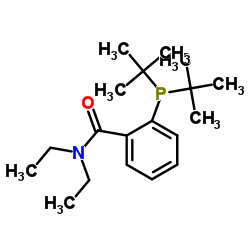 2-[bis(1,1-dimethylethyl)phosphino]-N,N-diethyl-Benzamide结构式