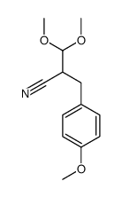 3,3-DIMETHOXY-2-(4-METHOXY-BENZYL)-PROPIONITRILE结构式