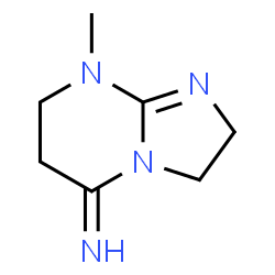 Imidazo[1,2-a]pyrimidin-5(6H)-imine, 2,3,7,8-tetrahydro-8-methyl- (9CI)结构式