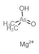 magnesium(+2) cation; (methyl-oxido-arsoryl)methane structure