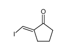 (E)-2-(iodomethylene)cyclopentanone Structure