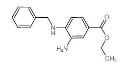 Ethyl 3-amino-4-(benzylamino)benzoate结构式