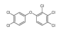 1,2,3-trichloro-4-(3,4-dichlorophenoxy)benzene Structure