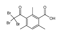 2,4,6-trimethyl-3-tribromoacetyl-benzoic acid Structure