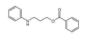 1-Phenylamino-3-benzoyloxypropane Structure