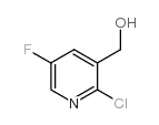 2-氯-3-羟甲基-5-氟吡啶结构式