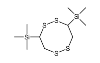 trimethyl-(8-trimethylsilyl-1,2,5,6-tetrathiocan-3-yl)silane Structure