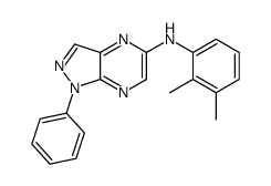 N-(2,3-dimethylphenyl)-1-phenylpyrazolo[3,4-b]pyrazin-5-amine Structure