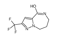 2-(TRIFLUOROMETHYL)-7,8-DIHYDRO-6H-PYRAZOLO[1,5-A][1,4]DIAZEPIN-4-OL structure