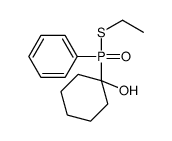 1-[ethylsulfanyl(phenyl)phosphoryl]cyclohexan-1-ol Structure