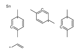 tris(2,5-dimethylphenyl)-prop-2-enylstannane Structure