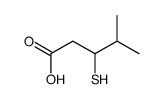 4-methyl-3-sulfanylpentanoic acid结构式