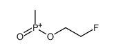 2-fluoroethoxy-methyl-oxophosphanium Structure