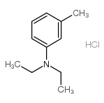 N,N-二乙基间甲苯胺盐酸盐结构式