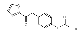 4-ACETOXYBENZYL 2-FURYL KETONE Structure