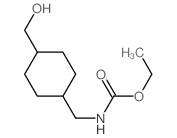 ethyl N-[[4-(hydroxymethyl)cyclohexyl]methyl]carbamate结构式