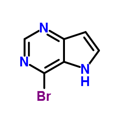 4-Bromo-1H-pyrrolo[2,3-d]pyrimidine structure