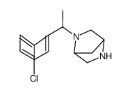 2-[1-(2-chlorophenyl)ethyl]-2,5-diazabicyclo[2.2.1]heptane Structure